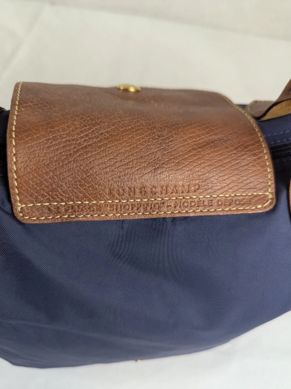 Longchamp Le Pliage Nylon Tote Bag Blue – Used Gently – Ships Fast – AUTHENTIC